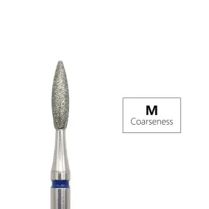 Deimantinis frezas "Flame" L Ø2,3 mm, "Medium"
