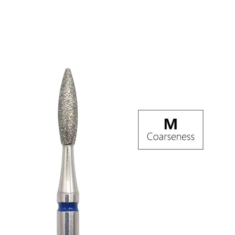 Deimantinis frezas "Flame" L Ø2,3 mm, "Medium" Deimantinis frezas "Flame" L Ø2,3 mm, "Medium"