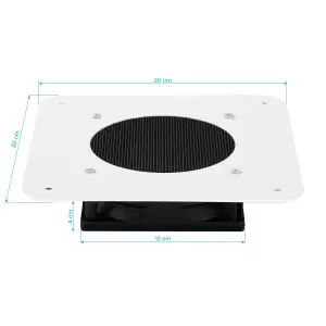 Встраиваемый пылесборник Momo X1W 100 Вт, белый