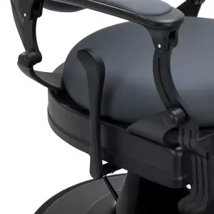 "Gabbiano" kirpimo kėdė "Niccolo graphite" be mygtukų