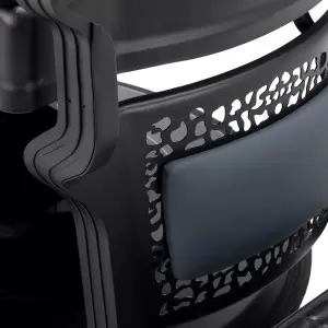"Gabbiano" kirpimo kėdė "Niccolo graphite" be mygtukų