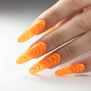 Viršus be nuvalymo Crystal Glass Molly Nails Orange HEMA/Di-HEMA Free 10g
