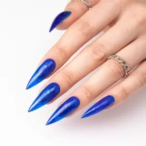 Top no wipe Crystal Glass Molly Nails Blue 10g
