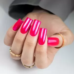 Top no wipe Crystal Glass Molly Nails Pink HEMA/Di-HEMA Free 10g