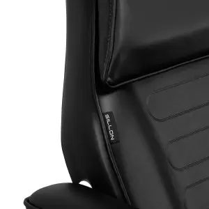 Sillon v2 210 juoda hidraulinė kosmetinė kėdė