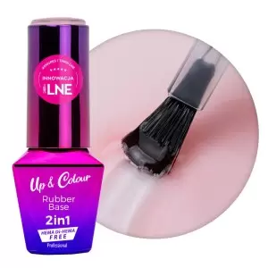 Rubber Base 2w1 Up&Colour MollyLac Peach Glass Hema/di-Hema free 10g nr 6