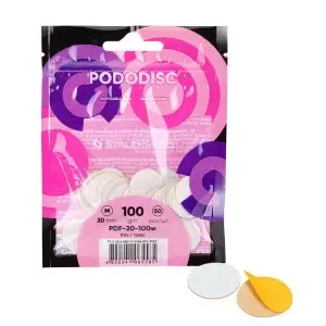Šlifavimo diskai, keičiami, grūdėtumas 100, Staleks, M dydis, 20 mm, 50 vnt.