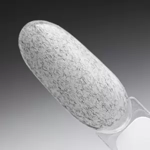 Viršutinis kilimėlis be nuvalymo MollyNails Megztinis Medvilninis viršus Juodas 10g Nr. 5