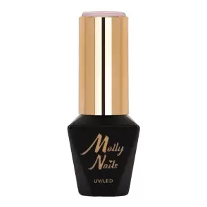 Viršutinis kilimėlis be nuvalymo MollyNails Megztinis Medvilninis viršus Juodas 10g Nr. 5
