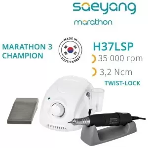 Marathon 3 Champion white + H37LSP - 3,2 Ncm 45 W rezkar z zaklepom Twist-Lock