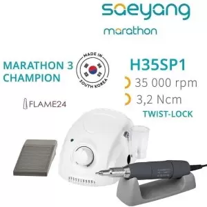 Фрезер Marathon 3 Champion белый + H35SP1 серая, 35 000, Twist-Lock