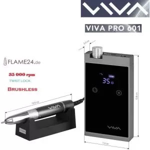 Nešiojamasis frezavimo įrenginys su bešepetėline rankena VIVA PRO 601
