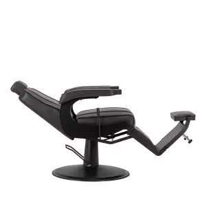 "Hair System" BM88066B Rudos spalvos kirpimo kėdė su juodu rėmu