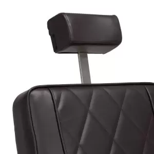 "Hair System" BM88066B Rudos spalvos kirpimo kėdė su juodu rėmu