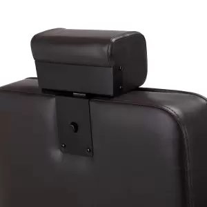"Hair System" BM88066B Rudos spalvos kirpimo kėdė su juodu rėmu