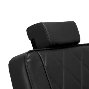 Plaukų sistema BM88066B Kirpėjo kėdė BM88066B juoda su juodu rėmu
