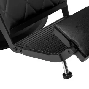 Plaukų sistema BM88066B Kirpėjo kėdė BM88066B juoda su juodu rėmu