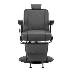Парикмахерское кресло Hair System BM88066B серо-черная рама