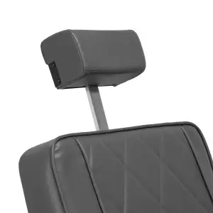 Парикмахерское кресло Hair System BM88066B серо-черная рама