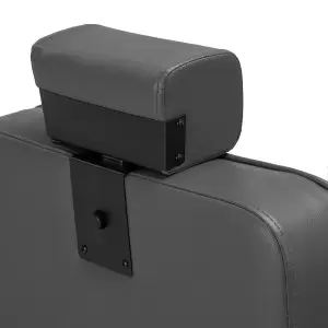 Парикмахерское кресло Hair System BM88066B серо-черная рама
