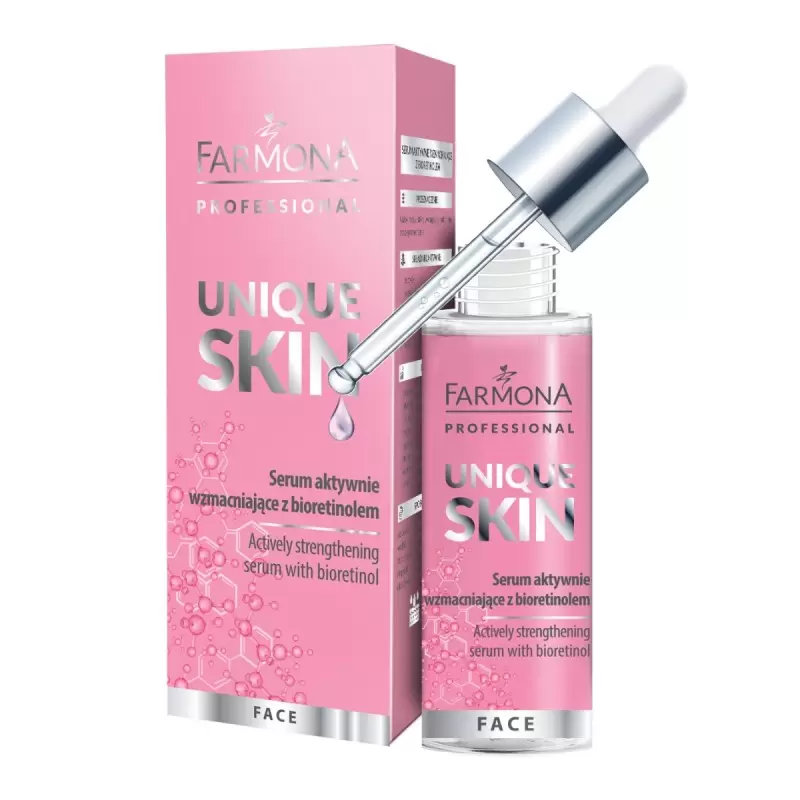 "Farmona UNIQUE SKIN" aktyvus stangrinamasis naktinis serumas su bioretinoliu 30 ml "Farmona UNIQUE SKIN" aktyvus stangrinamasis naktinis serumas su bioretinoliu 30 ml