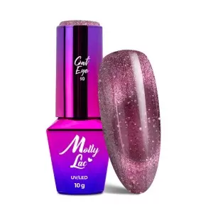 MollyLac Cat Eye Foxy Eyes Blink Bling Gelinis lakas 10g Nr. 554