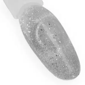 Гель-лак MollyLac Cat Eye Foxy Eyes Silver Grey 10g Nr 550