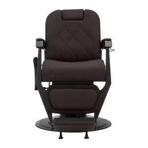 Brown Barbershop Gabbiano Bruno kėdė su juodu rėmu