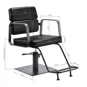 Gabbiano Porto sodo kėdė Gray-Black