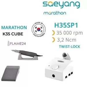 Фрезер Marathon K35 Cube + H35SP1 серая, 35 000, Twist-Lock, Saeyang оригинал