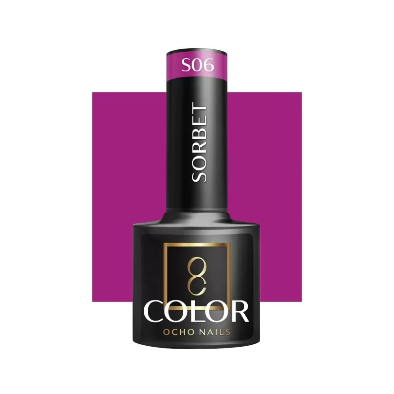 OCHO NAILS SORBET S06 / Nagų lakas 5ml OCHO NAILS SORBET S06 / Nagų lakas 5ml
