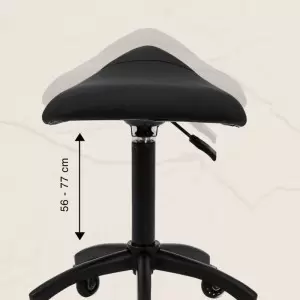 Kirpykla Gabbiano D032 kėdė juoda