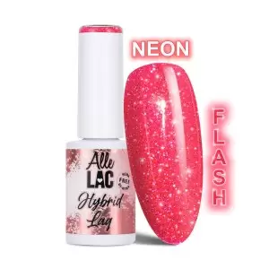 Glitter Pink LED/UV Gel Polish Flash / Гель-лак для ногтей 6мл