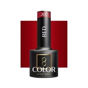 Raudona 207 OCHO Nagai 5g / Nagų lakas 5ml