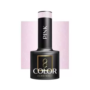 OCHO Nails Pink 301 UV gelio nagų lakas -5 g