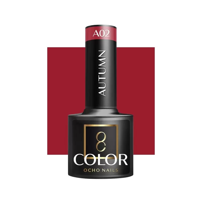 OCHO Nagai rudenį A02 / 5ml nagų lako gelis OCHO Nagai rudenį A02 / 5ml nagų lako gelis