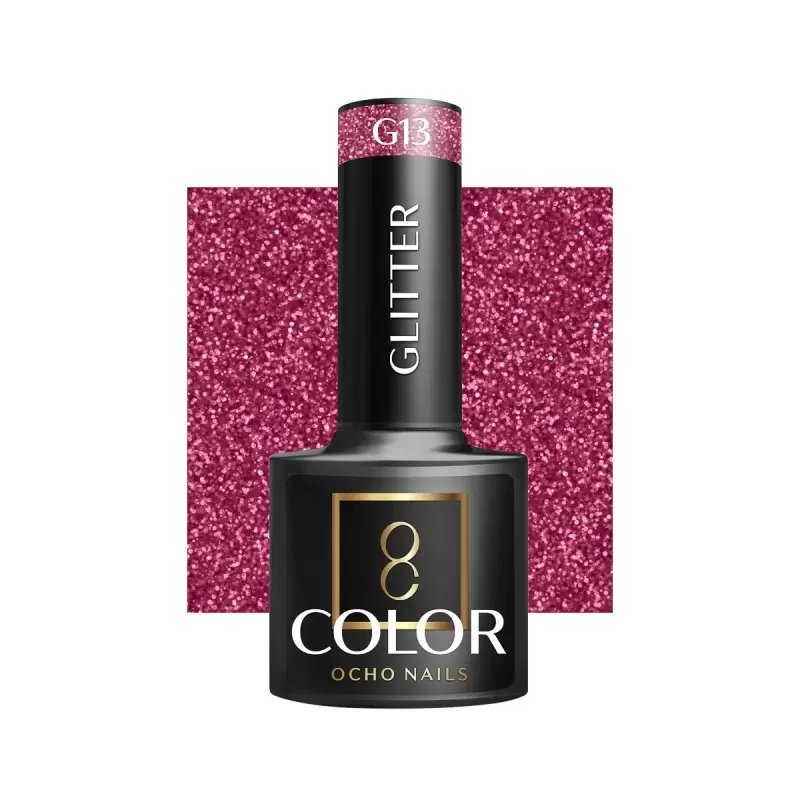 OCHO Nagai Glitter G13 / Nagų lakas 5ml OCHO Nagai Glitter G13 / Nagų lakas 5ml
