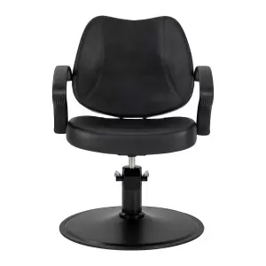 Kirpyklų kėdės plaukų sistema A055B, juoda