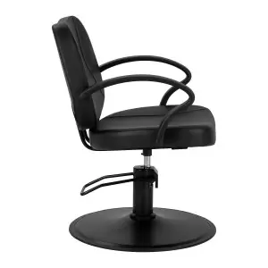 Kirpyklų kėdės plaukų sistema A055B, juoda