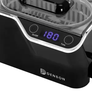 Ультразвуковая ванна DENSON ACDS-100, объём 0,6 л, 50 Вт, чёрная, 42kHz
