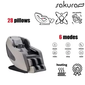 Fauteuil de massage Sakura Comfort Plus 806, gris
