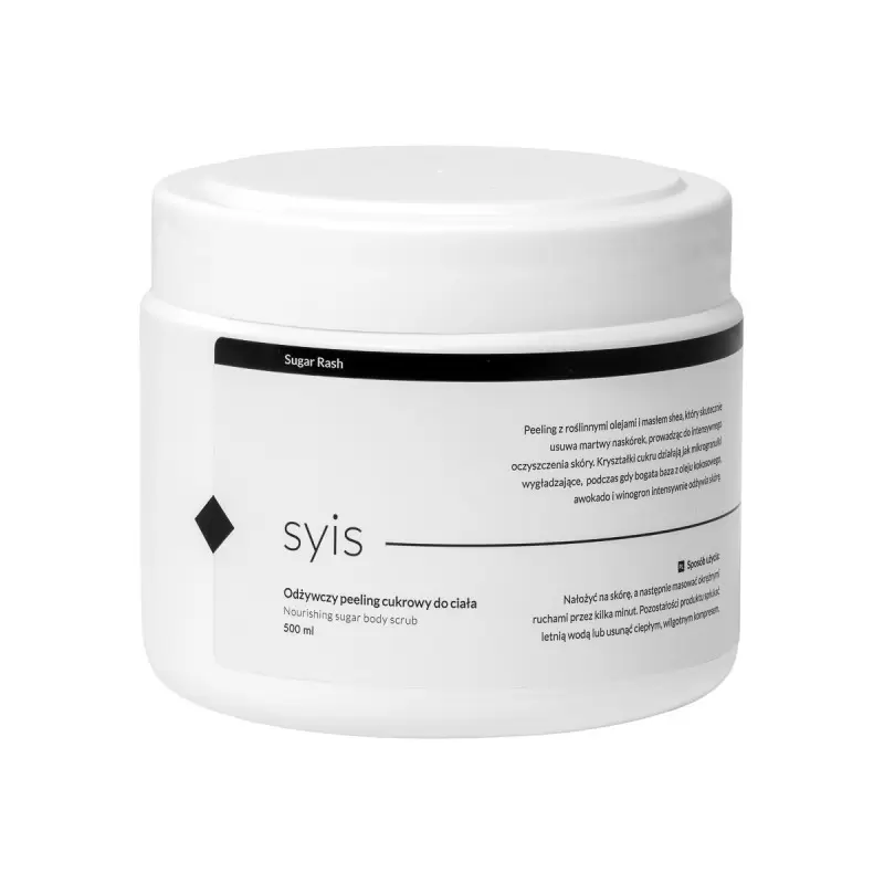 "Sys" cukraus išbėrimas - maitinamasis kūnas cukrus 500 ml "Sys" cukraus išbėrimas - maitinamasis kūnas cukrus 500 ml