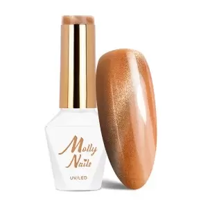 LED / UV gelis Lenkijos Molly Nails Cat Akių metalo 214 8G gelio lakas