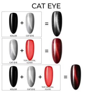 Gel-lak LED/UV Gel Polish Mrus_Cyrl Nails Cat Eye Metallic 215 8g