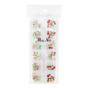 Molly nagai vyšnių su Rhinestones 36 vnt.