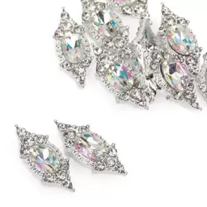 Кристаллы для дизайна ногтей Molly Nails 3D N-2, 10 шт.
