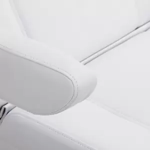 Косметическое кресло Azzurro Lux 3м с электроприводом и подогревом, белое