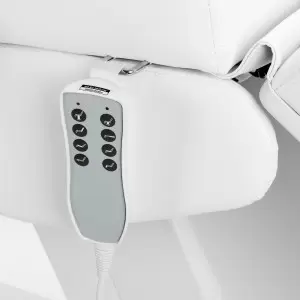 Kosmetinė kėdė Azzurro LUX 4M elektrinis, baltas, su stovu