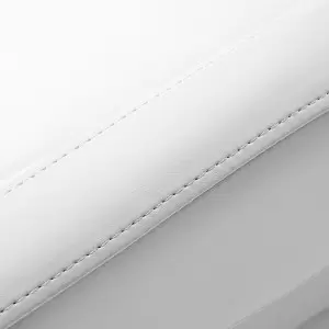 Косметическое кресло Azzurro Lux 4м электрическое, белое, с подставкой