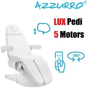 Elektros kosmetikos kėdė Azzurro LUX 5M balta